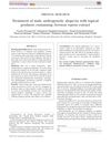 Treatment of Male Androgenetic Alopecia with Topical Products Containing Serenoa Repens Extract