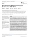 Mesenchymal Stem Cell-Derived Exosomes for Organ Development and Cell-Free Therapy