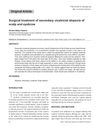 Surgical Treatment of Secondary Cicatricial Alopecia of Scalp and Eyebrow