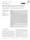 Effect of Hair Restoration Surgery on Scalp Sensitivity