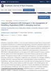 Long-Term Prophylaxis With Androgens in the Management of Hereditary Angioedema in Emerging Countries
