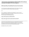 Self-Assembly of Solubilized Human Hair Keratins