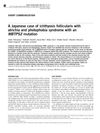 A Japanese Case of Ichthyosis Follicularis with Atrichia and Photophobia Syndrome with an MBTPS2 Mutation
