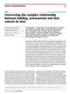 Uncovering the Complex Relationship Between Balding, Testosterone, and Skin Cancers in Men