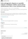 Early Androgenetic Alopecia as a Possible Indicator of Diabetes Mellitus and Its Link to Cardiovascular Risks: A Cross-Sectional Study