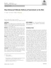 Heat Enhanced Follicular Delivery of Isotretinoin to the Skin