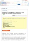 Hair Growth-Promoting Effect of Resveratrol in Mice, Human Hair Follicles, and Dermal Papilla Cells