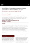 Efficacy of a Dual-Serum Cosmetic System in Women With Female Pattern Hair Loss