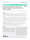 Whole-Genome Bisulfite Sequencing of Goat Skins Identifies Signatures Associated with Hair Cycling