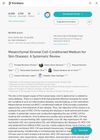 Mesenchymal Stromal Cell-Conditioned Medium for Skin Diseases: A Systematic Review