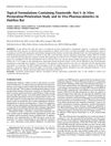 Topical Formulations Containing Finasteride: In Vitro Permeation/Penetration Study and In Vivo Pharmacokinetics in Hairless Rat