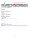 Copper Sulfate and Cupric Citrate Supplementation Improves Growth Performance, Nutrient Utilization, Antioxidant Capacity, and Intestinal Microbiota of Broilers