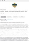 Medical Therapy for Female Pattern Hair Loss
