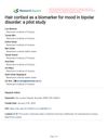 Hair Cortisol as a Biomarker for Mood in Bipolar Disorder: A Pilot Study