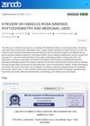 A Review on Hibiscus Rosa-Sinensis: Phytochemistry and Medicinal Uses