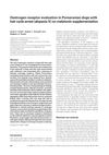 Estrogen Receptor Evaluation in Pomeranian Dogs with Hair Cycle Arrest (Alopecia X) on Melatonin Supplementation