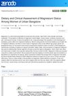 Dietary and Clinical Assessment of Magnesium Status Among Women of Urban Bangalore