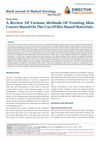 A Review of Various Methods of Treating Skin Cancer Based on the Use of Bio-Based Materials