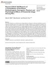 Research Brief: Self-Reports of Persistent Antiandrogenic, Estrogenic, Physical, and Psychological Effects of Finasteride Usage Among Men