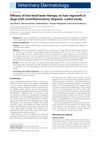Efficacy of Low-Level Laser Therapy on Hair Regrowth in Dogs with Noninflammatory Alopecia: A Pilot Study