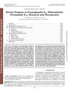 Recent Progress in Prostaglandin F2α Ethanolamide (Prostamide F2α) Research and Therapeutics