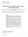 Risk Factors for Premature Hair Graying in Young Turkish Adults