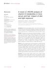 A Novel LC-MS/MS Analysis of Vitamin D Metabolites in Mice Serum and Hair: Impact of Diet and Light Exposure