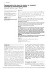 Female Pattern Hair Loss and Metabolic Syndrome in Premenopausal Women