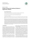 Prospect of Stem Cell Conditioned Medium in Regenerative Medicine