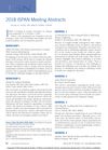 2018 ISPAN Meeting Abstracts