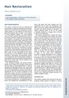Evolution of Hair Restoration Surgery: Donor Dominance and Follicular Unit Transplantation