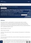 Care for Adolescents With Polycystic Ovary Syndrome: Development and Prescribing Patterns of a Multidisciplinary Clinic