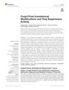 Foxp3 Post-Translational Modifications and Treg Suppressive Activity