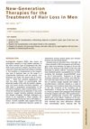 New-Generation Therapies for the Treatment of Hair Loss in Men