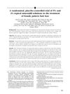 A Randomized, Placebo-Controlled Trial of 5% and 2% Topical Minoxidil Solutions in the Treatment of Female Pattern Hair Loss
