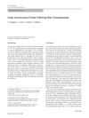 Scalp Arteriovenous Fistula Following Hair Transplantation