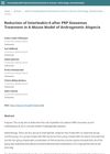 Reduction of Interleukin-6 After PRP-Exosomes Treatment in a Mouse Model of Androgenetic Alopecia