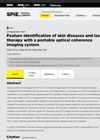Feature Identification of Skin Diseases and Laser Therapy with a Portable Optical Coherence Imaging System