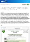 A Review: Herbal Therapy Used In Hair Loss