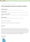 The Interdisciplinary Aspects of Aesthetic Medicine