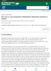 Hair Loss as a Late Complication of Multisystem Inflammatory Syndrome in Children