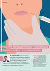 How the Dental Profession Can Reduce the Risk Profile in Facial Aesthetics