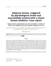Alopecia Areata Triggered by Psychological Stress and Successfully Treated with a Janus Kinase Inhibitor: Case Report