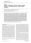 Effects of Turmeric (Curcuma Longa) on Skin Health: A Systematic Review of the Clinical Evidence