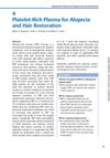 Platelet-Rich Plasma for Alopecia and Hair Restoration