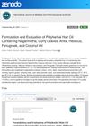 Formulation and Evaluation of Polyherbal Hair Oil Containing Nagarmotha, Curry Leaves, Amla, Hibiscus, Fenugreek, and Coconut Oil