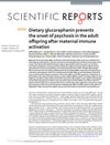 Dietary Glucoraphanin Prevents the Onset of Psychosis in Adult Offspring After Maternal Immune Activation
