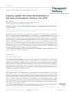 Industry Update: The Latest Developments in the Field of Therapeutic Delivery, July 2018