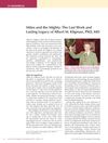 Mites and the Mighty: The Last Work and Lasting Legacy of Albert M. Kligman, PhD, MD