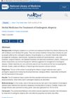 Herbal Medicines for Treatment of Androgenic Alopecia